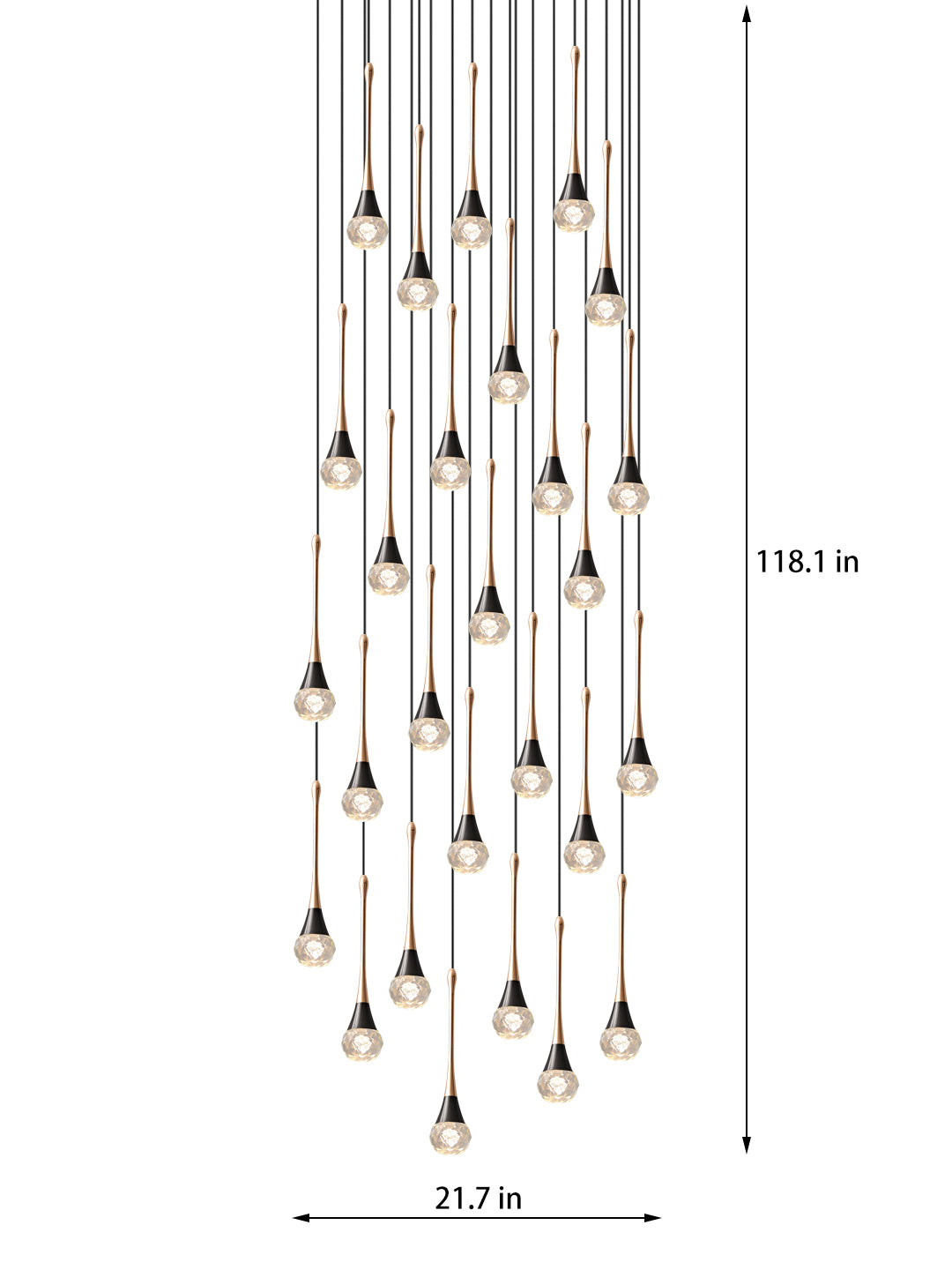 Rain Drop Pendant Lighting