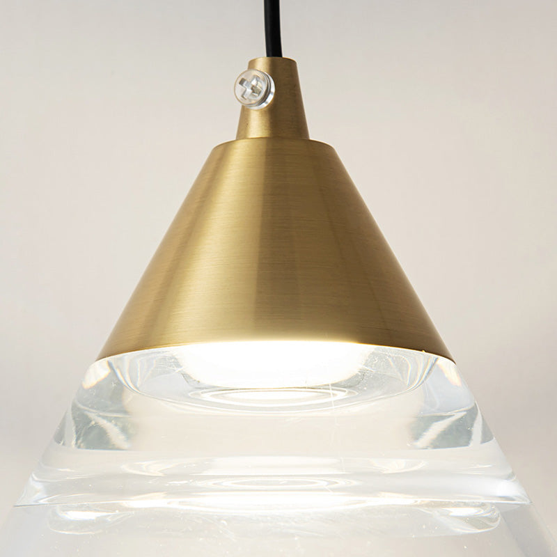 Conoid Crystal Pendant LED Lights