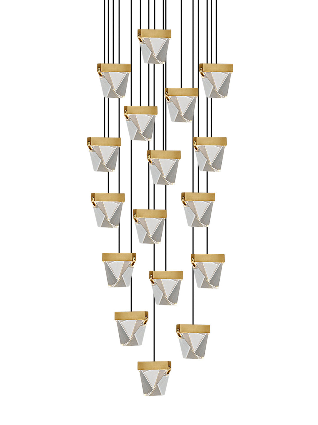 Irregular Crystal Pendant Light