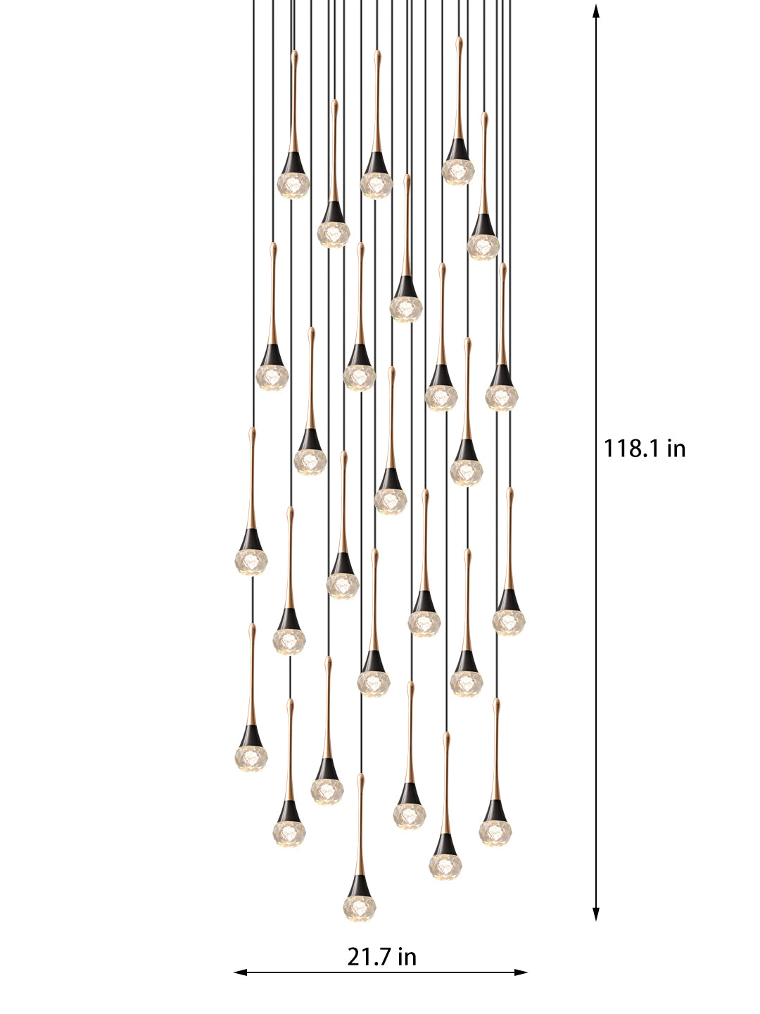 Rain Drop Pendant Lighting